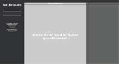 Desktop Screenshot of hd-foto.de